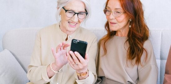 Photo by Anna Shvets: https://www.pexels.com/photo/cheerful-senior-women-shopping-online-on-smartphone-5257306/