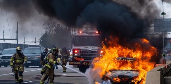 Photo by Styves Exantus: https://www.pexels.com/photo/firefighters-putting-down-flaming-car-14299428/